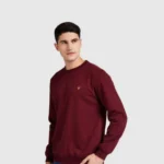 Sweatshirt for Men in Maroon