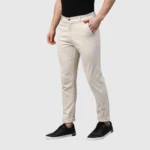 Trouser For Men in Cream Colour